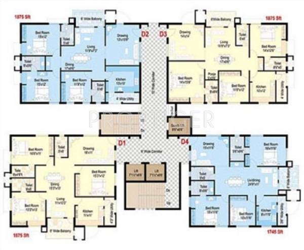 Images for Cluster Plan of Aparna Constructions Towers