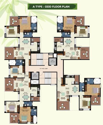 Images for Cluster Plan of Kolte Patil Green Olive