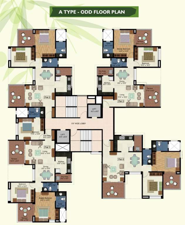 Images for Cluster Plan of Kolte Patil Green Olive