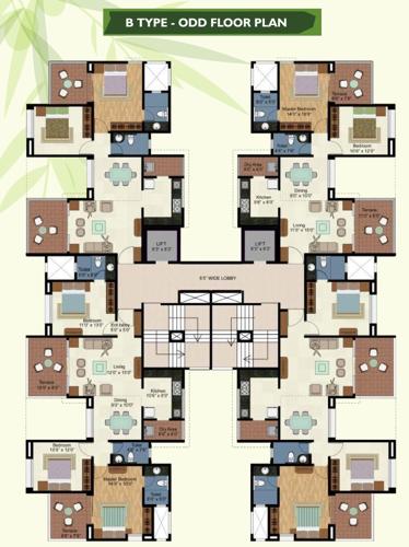 Images for Cluster Plan of Kolte Patil Green Olive