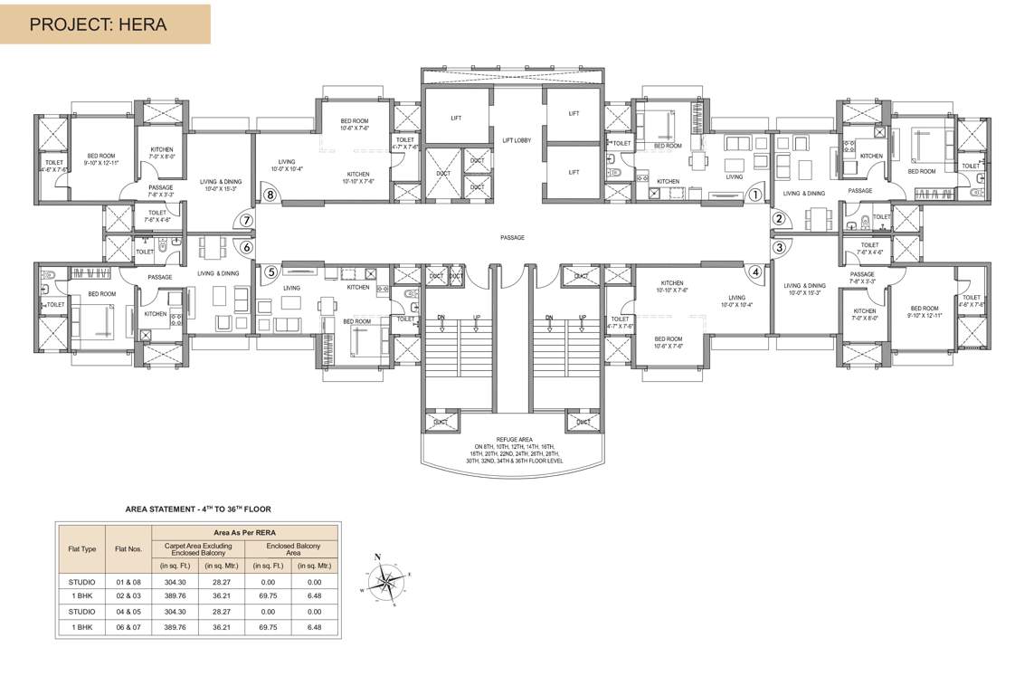  the arena hiranandani fortune city Vesta Cluster Plan