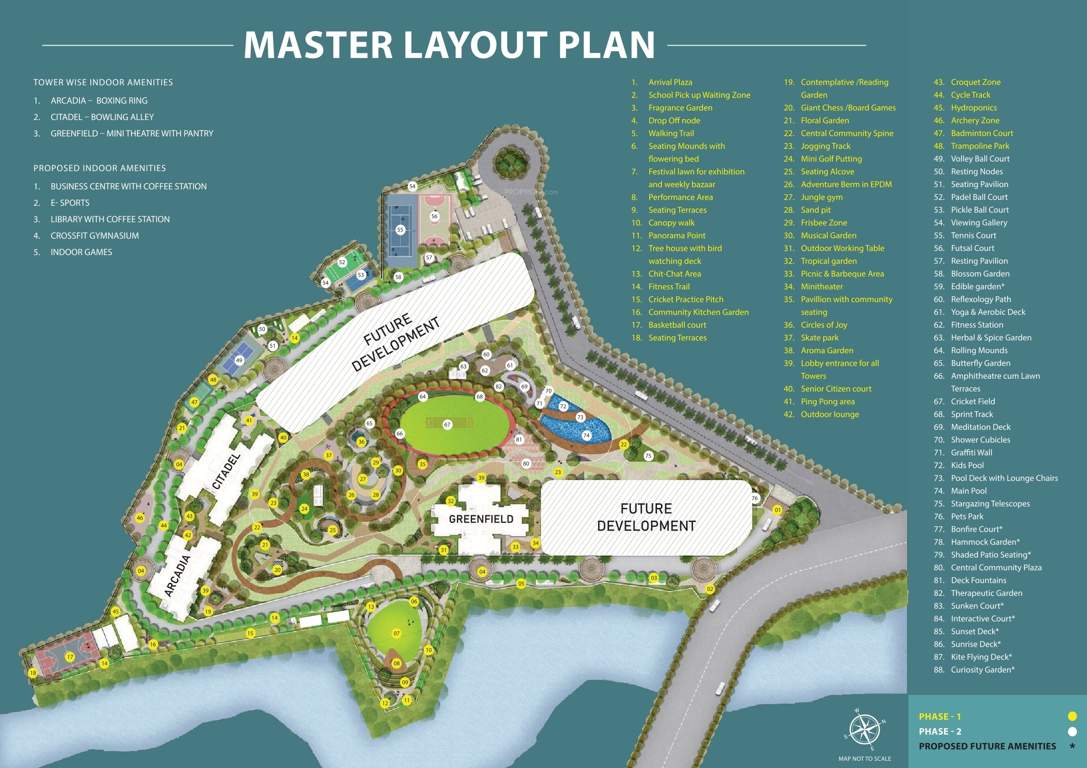  the arena hiranandani fortune city Master Plan
