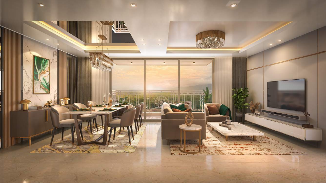  the arena hiranandani fortune city Dining Area