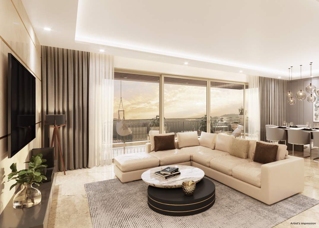  the arena hiranandani fortune city Living Area