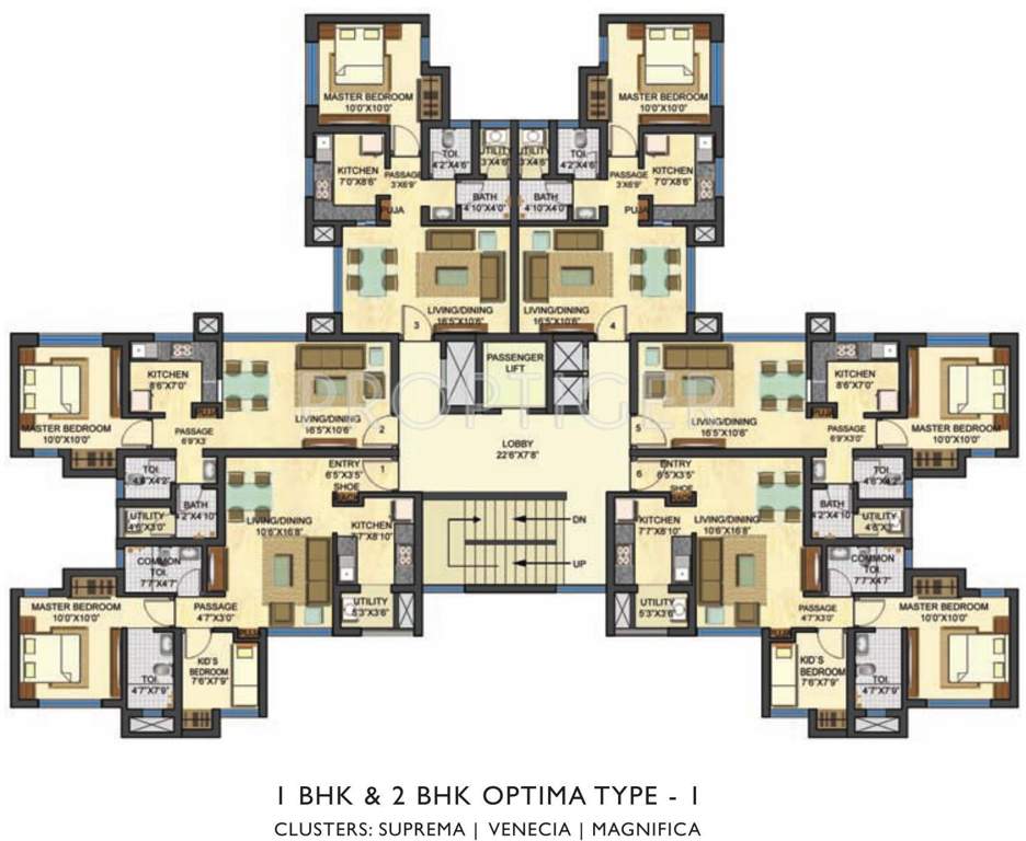  casa bella Images for Cluster Plan of Lodha Casa Bella