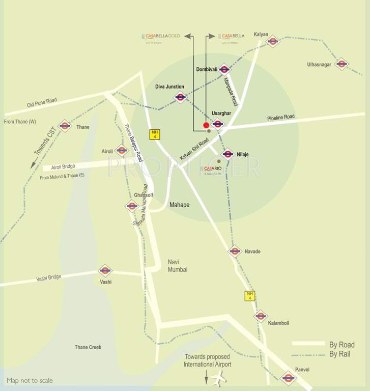  casa bella Images for Location Plan of Lodha Casa Bella