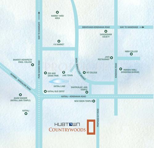 Images for Location Plan of Hubtown Countrywoods