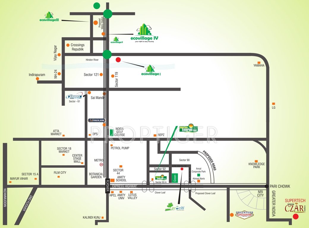 Images for Location Plan of Supertech Eco Village 2