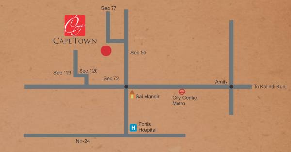 cape-town Location Plan