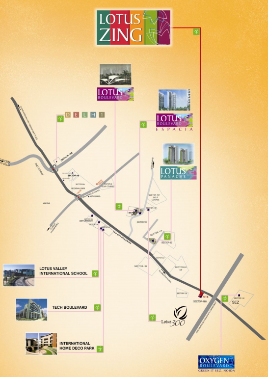 lotus zing Location Plan