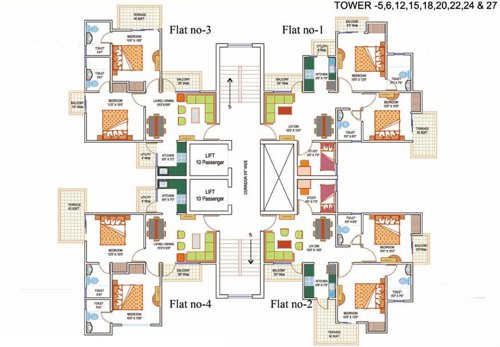  la-residentia Images for Cluster Plan of La Residentia Pvt Ltd La Residentia