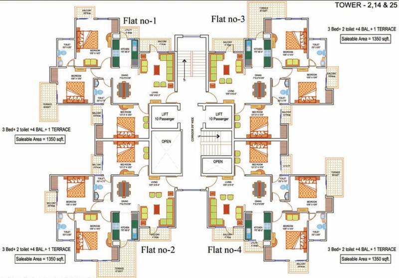 Images for Cluster Plan of La Residentia Pvt Ltd La Residentia
