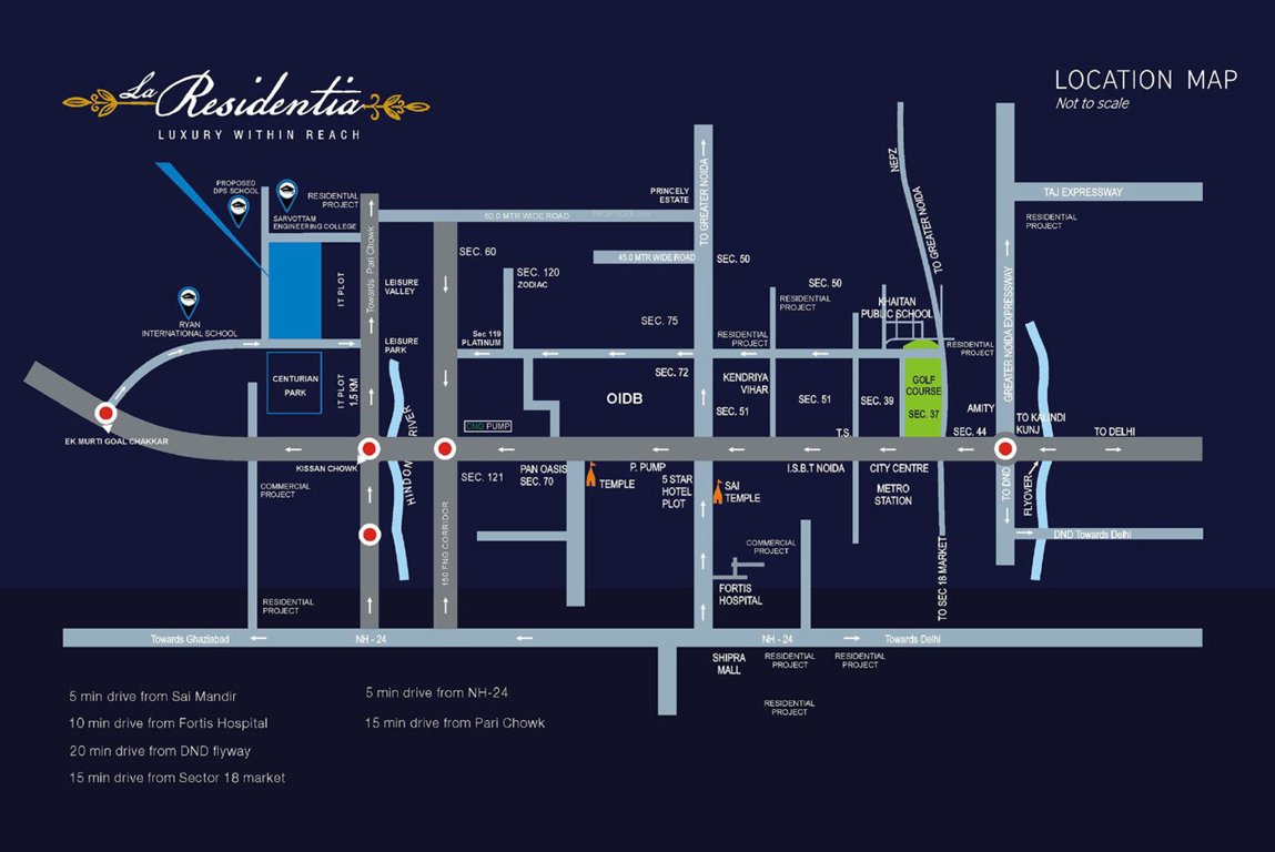  la residentia Images for Location Plan of La Residentia Pvt Ltd La Residentia