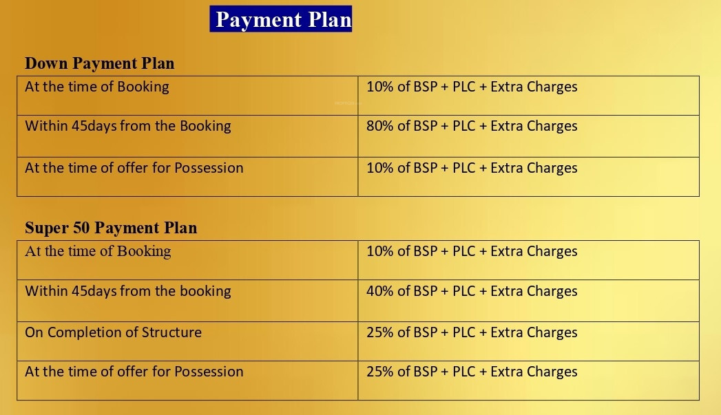 la-residentia Construction Linked Payment (CLP) Payment Plan
