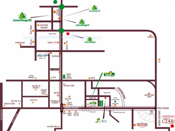 Images for Location Plan of Supertech Eco Village 3