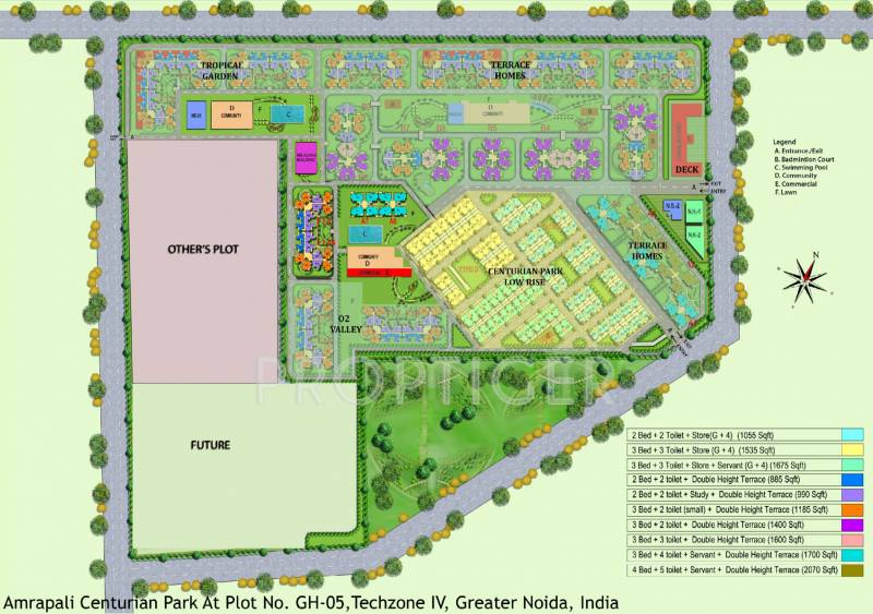 layout-plan-image-of-amrapali-group-terrace-homes-for-sale-rs-3-200