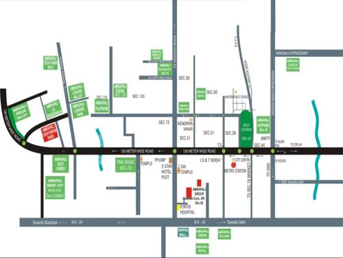  terrace-homes Images for Location Plan of Amrapali Terrace Homes