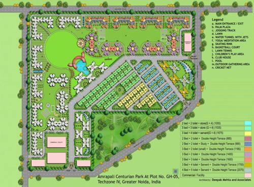  terrace-homes Images for Master Plan of Amrapali Terrace Homes