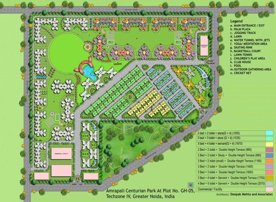  terrace homes Images for Master Plan of Amrapali Terrace Homes