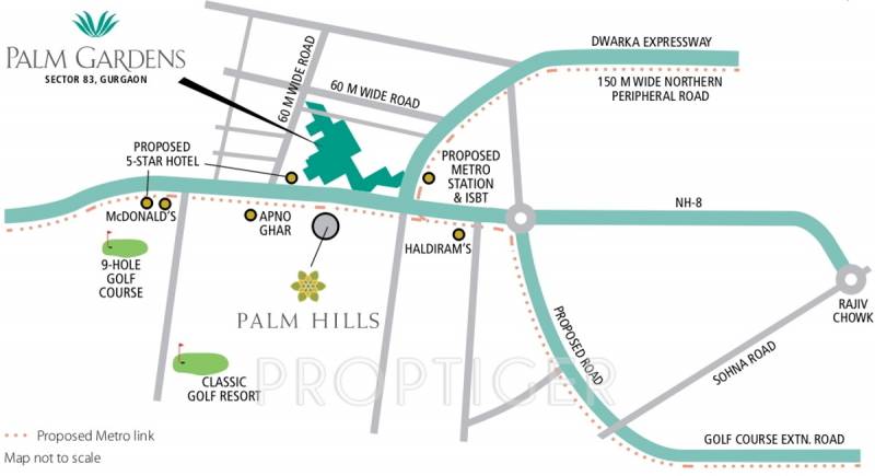 Images for Location Plan of Emaar Palm Gardens