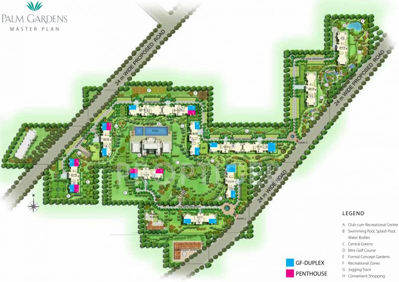 Images for Master Plan of Emaar Palm Gardens