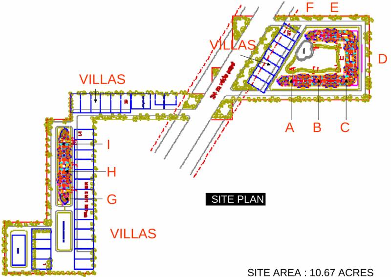 Images for Site Plan of Raheja Vedas