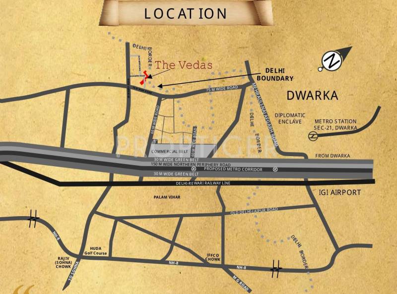 Images for Location Plan of Raheja Vedas