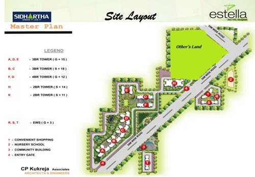  estella Images for Layout Plan of Sidhartha Estella
