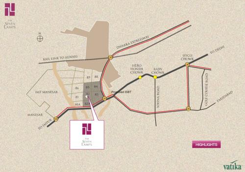 Location Plan the-seven-lamps Location Plan