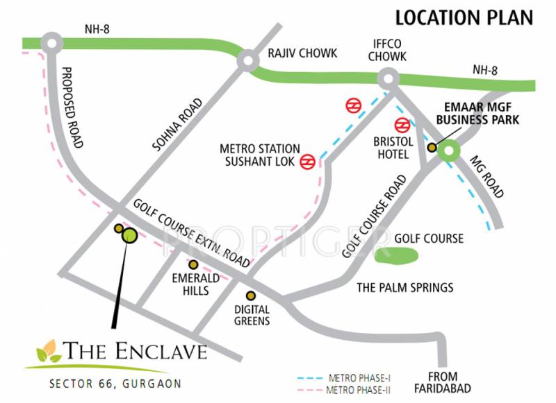  the-enclave Images for Location Plan of Emaar The Enclave