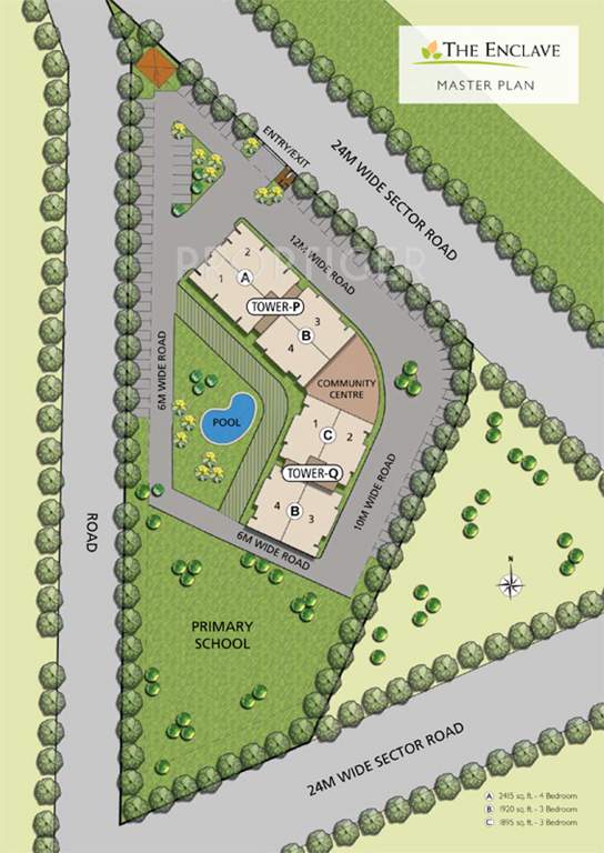  the enclave Images for Master Plan of Emaar The Enclave