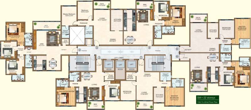  vasant-oasis Images for Cluster Plan of Sheth Vasant Oasis