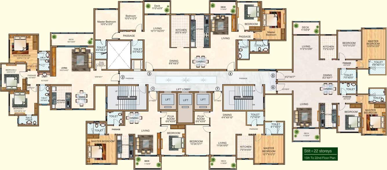  vasant oasis Images for Cluster Plan of Sheth Vasant Oasis