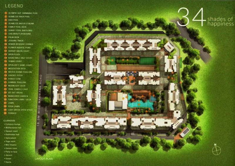 Images for Layout Plan of Sheth Vasant Oasis