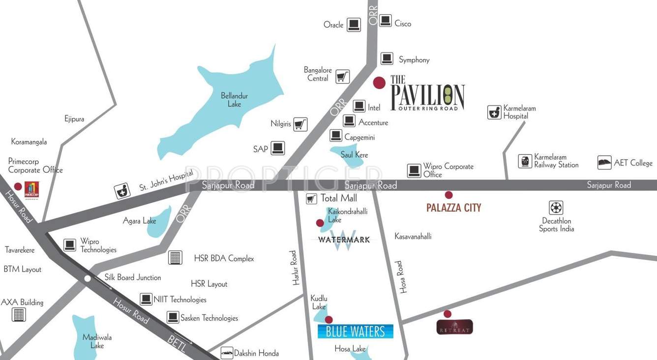 the pavilion Images for Location Plan of SJR PrimeCorp The Pavilion