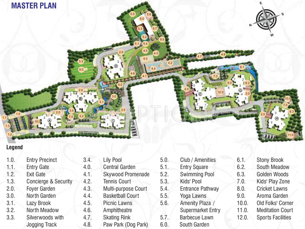 Images for Master Plan of Purva Skywood