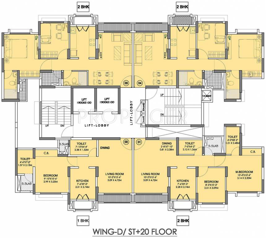 Images for Cluster Plan of Rustomjee Urbania