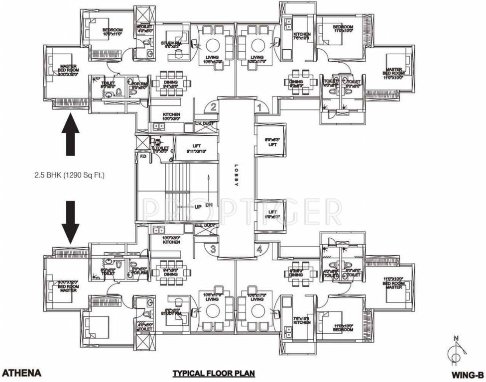 Images for Cluster Plan of Rustomjee Urbania