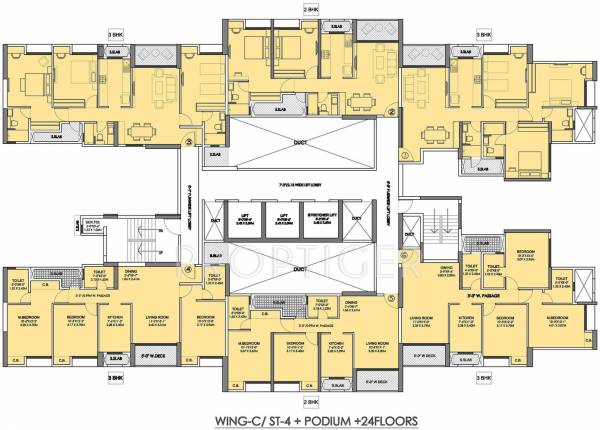 Images for Cluster Plan of Rustomjee Urbania