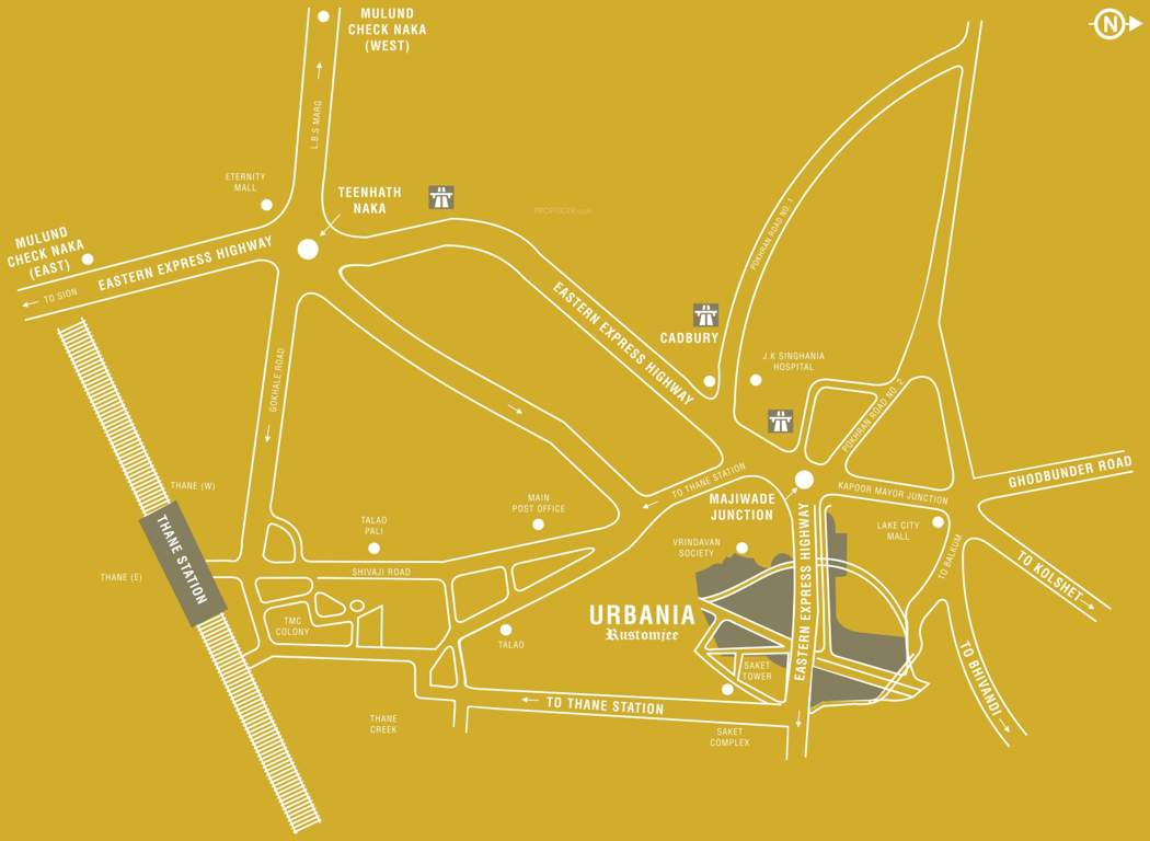  urbania Images for Location Plan of Rustomjee Urbania