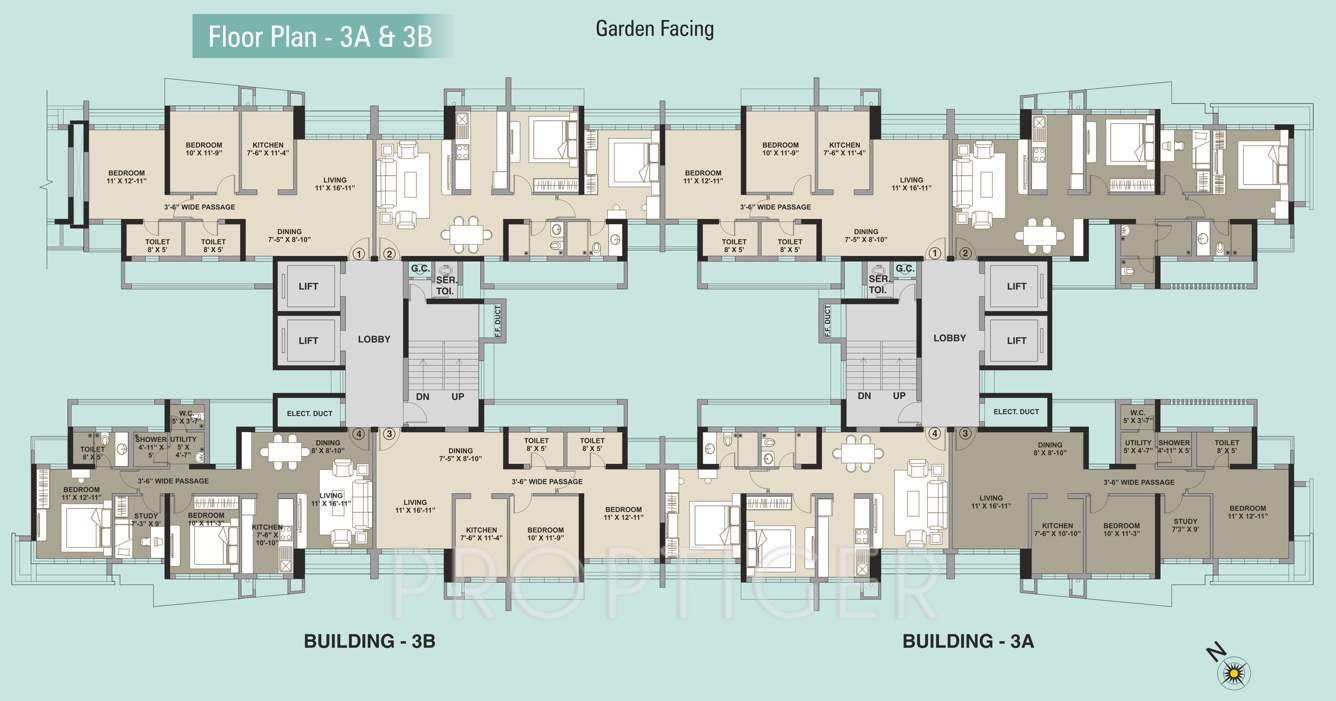 aura Images for Cluster Plan of Kalpataru Aura
