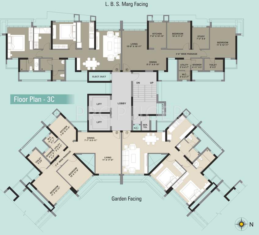 aura Images for Cluster Plan of Kalpataru Aura