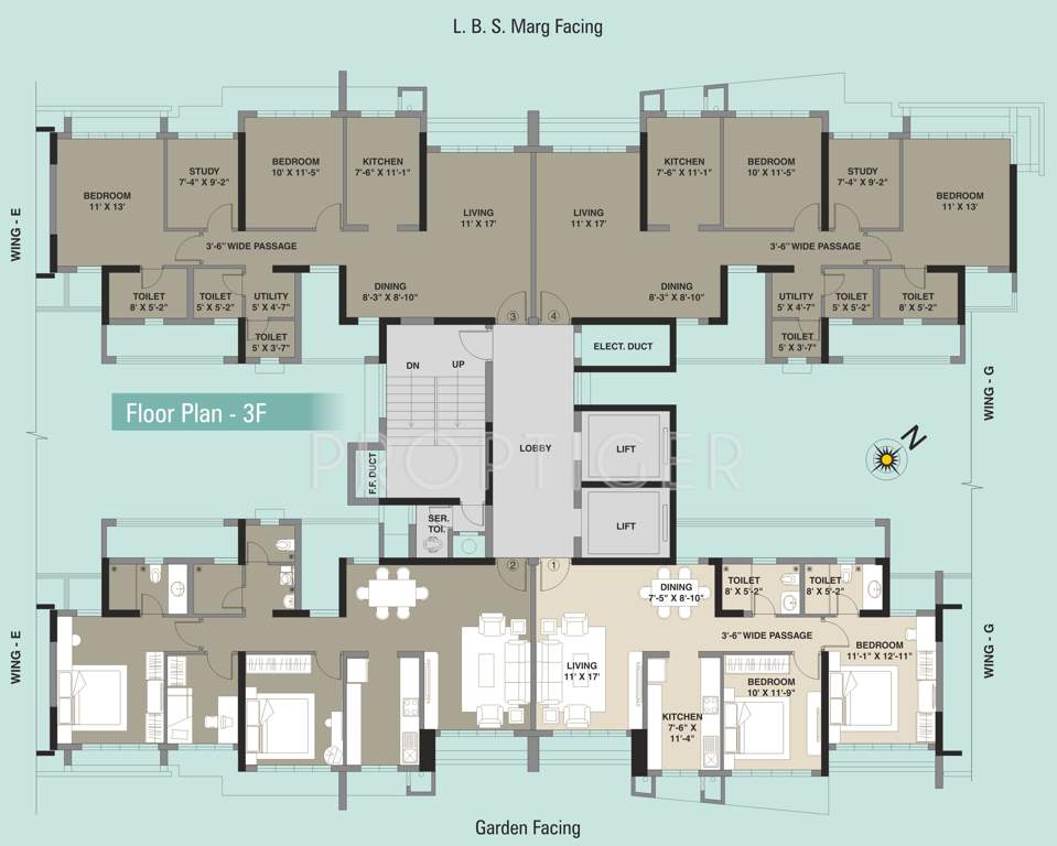 aura Images for Cluster Plan of Kalpataru Aura