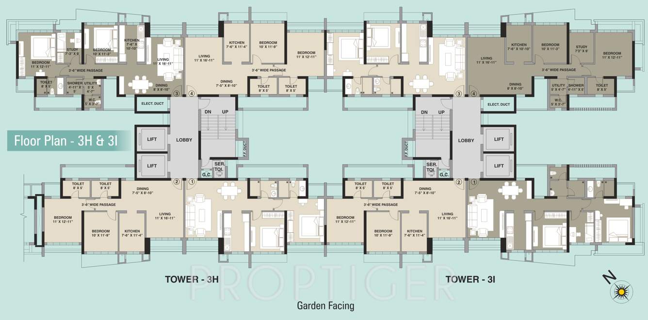 aura Images for Cluster Plan of Kalpataru Aura