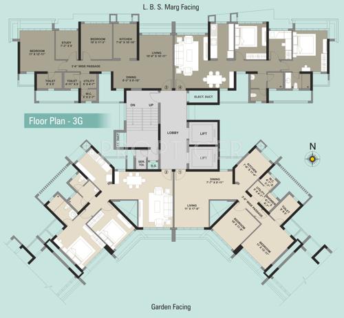 Images for Cluster Plan of Kalpataru Aura aura Images for Cluster Plan of Kalpataru Aura