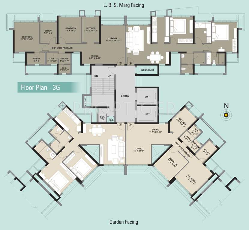 aura Images for Cluster Plan of Kalpataru Aura
