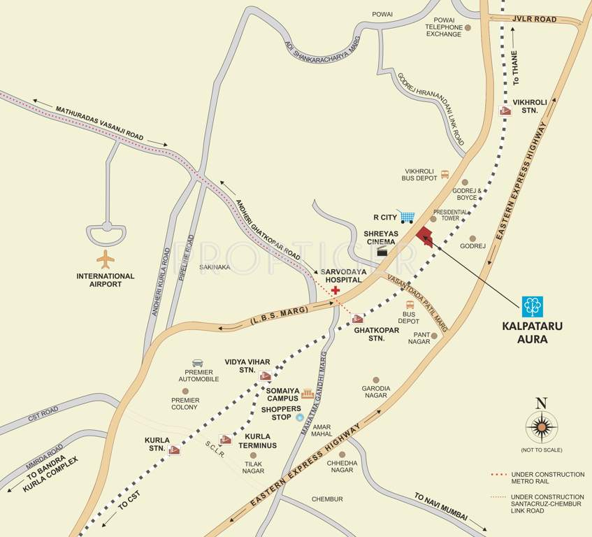 aura Images for Location Plan of Kalpataru Aura