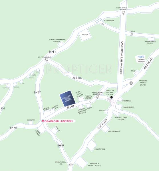 Images for Location Plan of TATA Crescent Lake Homes