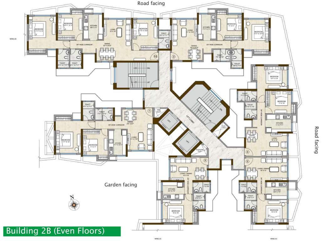  hills Images for Cluster Plan of Kalpataru Hills