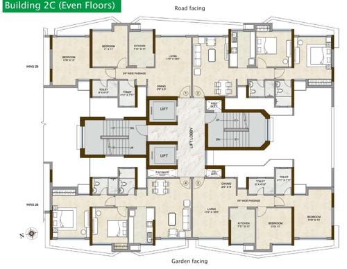  hills Images for Cluster Plan of Kalpataru Hills
